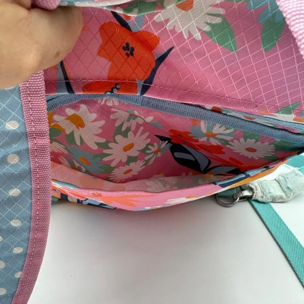 Matilda Jane Everything Packed Cooler Backpack Pink Floral NWT